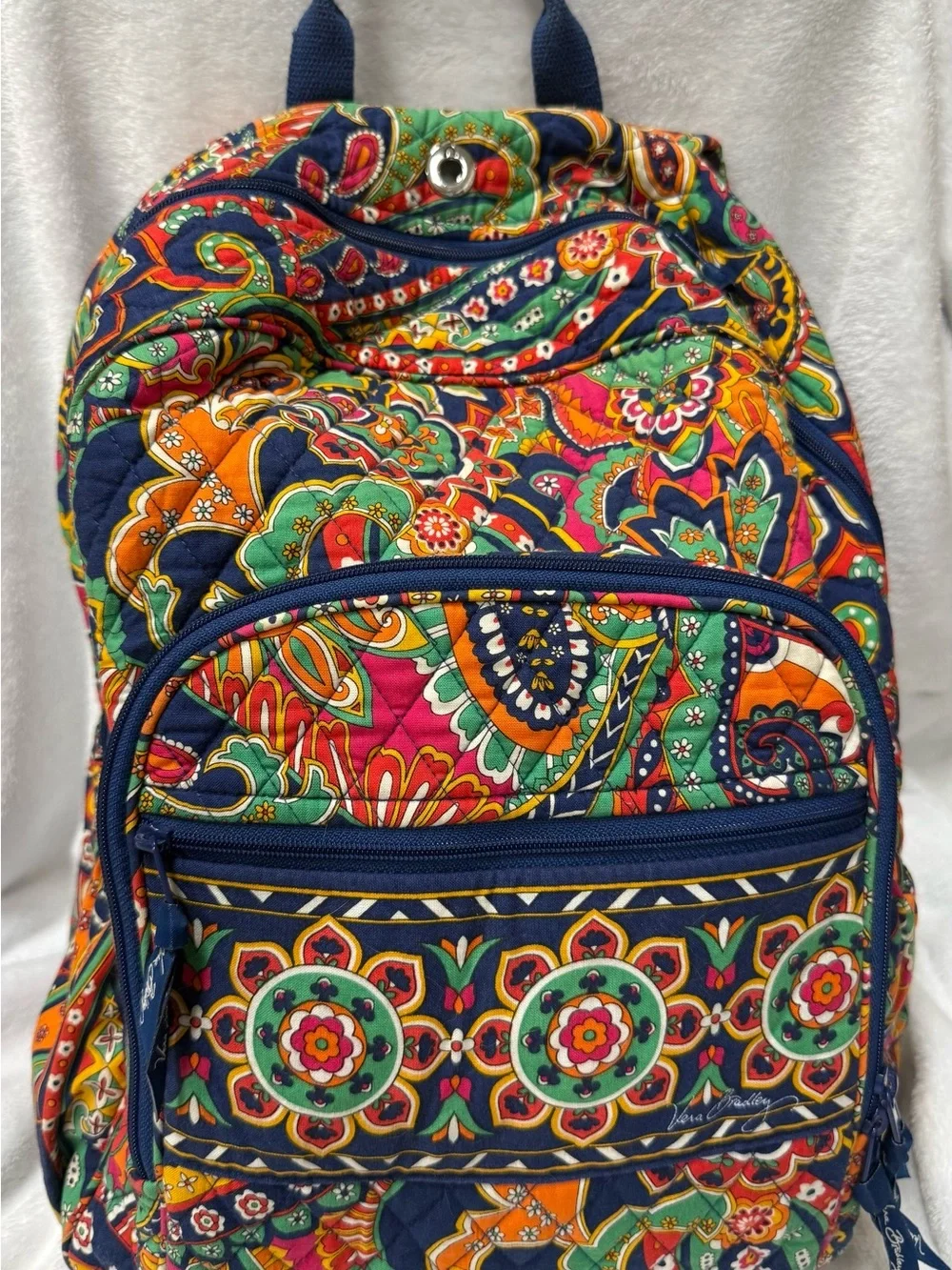 Vera Bradley Venetian Paisley Quilted Backpack